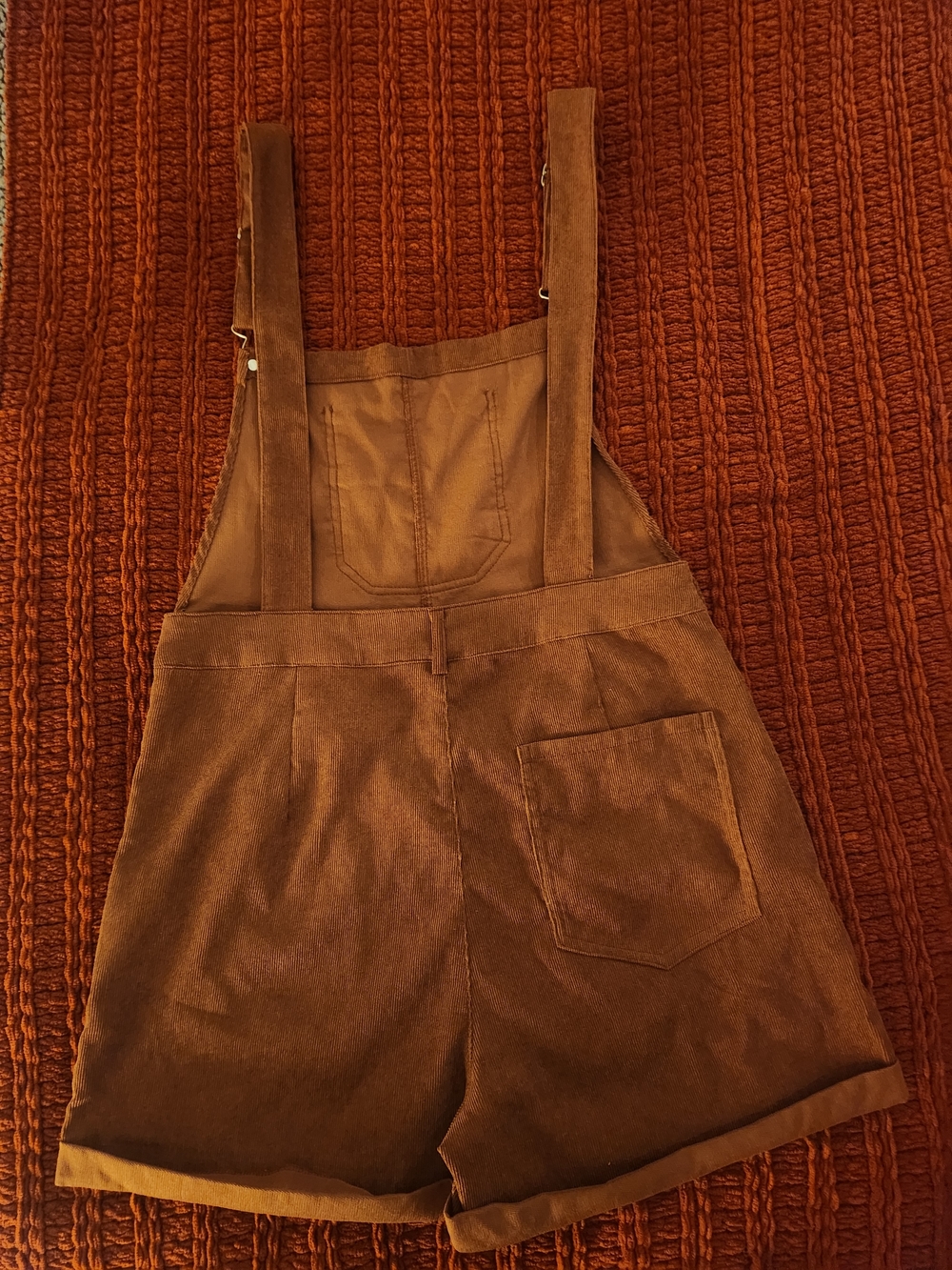 Cider Corduroy Short Overalls - Picture 5 of 8